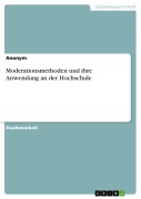 Cover-Bild zum Titel 'Moderationsmethoden und ihre Anwendung an der Hochschule' von ''