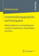 Cover-Bild zum Titel 'Lernentwicklungsgespräche und Partizipation' von 'Marina Bonanati'