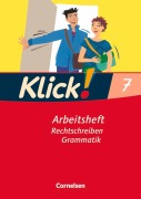 Cover-Bild zum Titel 'Klick! Deutsch 7. Schuljahr. Rechtschreiben und Grammatik. Arbeitsheft. Westliche Bundesländer' von 'Marion Böhme, Martina Kolbe-Schwettmann, Michaela Krauß, Martina König, Michael Mumm'