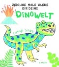 Cover-Bild zum Titel 'Zeichne Male Klebe Dir Deine DINOWELT' von 'Carolyn Scrace'