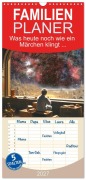 Cover-Bild zum Titel 'Familienplaner 2027 - Was heute noch wie ein Märchen klingt... mit 5 Spalten (Wandkalender, 21 x 45 cm) CALVENDO' von 'Reinhold Wittich'