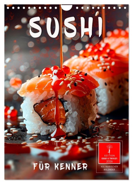 Sushi für Kenner (Wandkalender 2026 DIN A4 hoch), CALVENDO Monatskalender - Peter Roder
