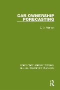 Cover-Bild zum Titel 'Car Ownership Forecasting' von 'E. W. Allanson'