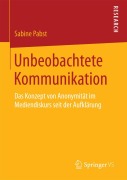 Cover-Bild zum Titel 'Unbeobachtete Kommunikation' von 'Sabine Pabst'