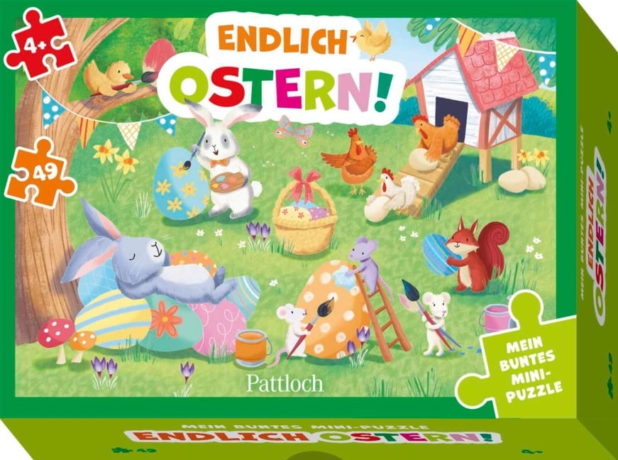 Mein buntes Mini-Puzzle - Endlich Ostern! - 