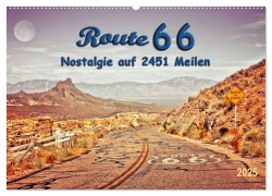 Nostalgie auf 2451 Meilen - Route 66 (Wandkalender 2025 DIN A2 quer), CALVENDO Monatskalender - Peter Roder