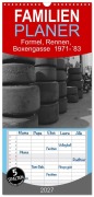 Cover-Bild zum Titel 'Familienplaner 2027 - Formel, Rennen, Boxengasse 1971-¿83 mit 5 Spalten (Wandkalender, 21 x 45 cm) CALVENDO' von 'Eike Winter'