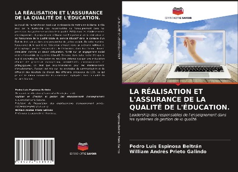 LA RÉALISATION ET L'ASSURANCE DE LA QUALITÉ DE L'ÉDUCATION. - Pedro Luis Espinosa Beltrán, William Andrés Prieto Galindo