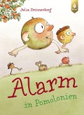 Cover-Bild zum Titel 'Alarm in Pomolonien' von 'Julia Drinnenberg, Streuobstinitiative Landkreis Kassel e. V., Stefanie Weinert'