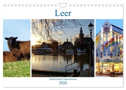 Cover-Bild zum Titel 'Leer - Ostfriesische Impressionen 2026 (Wandkalender 2026 DIN A4 quer), CALVENDO Monatskalender' von 'Peter Hebgen'