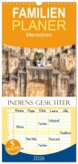 Cover-Bild zum Titel 'Familienplaner 2026 - Indiens Gesichter mit 5 Spalten (Wandkalender, 21 x 45 cm) CALVENDO' von 'Joana Kruse'