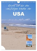 Erlebe mit mir den vielfältigen Westen der USA (Wandkalender 2024 DIN A4 hoch), CALVENDO Monatskalender - Nadine Büscher