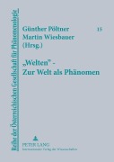 Cover-Bild zum Titel ''Welten' - Zur Welt als Phänomen' von ''
