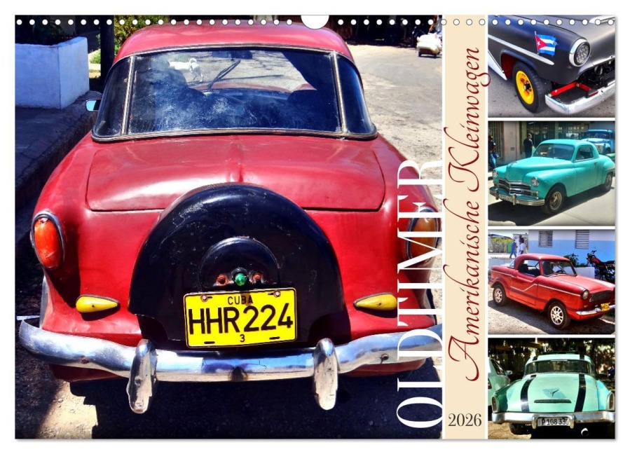 Amerikanische Kleinwagen - Oldtimer (Wandkalender 2026 DIN A3 quer), CALVENDO Monatskalender - Henning von Löwis of Menar