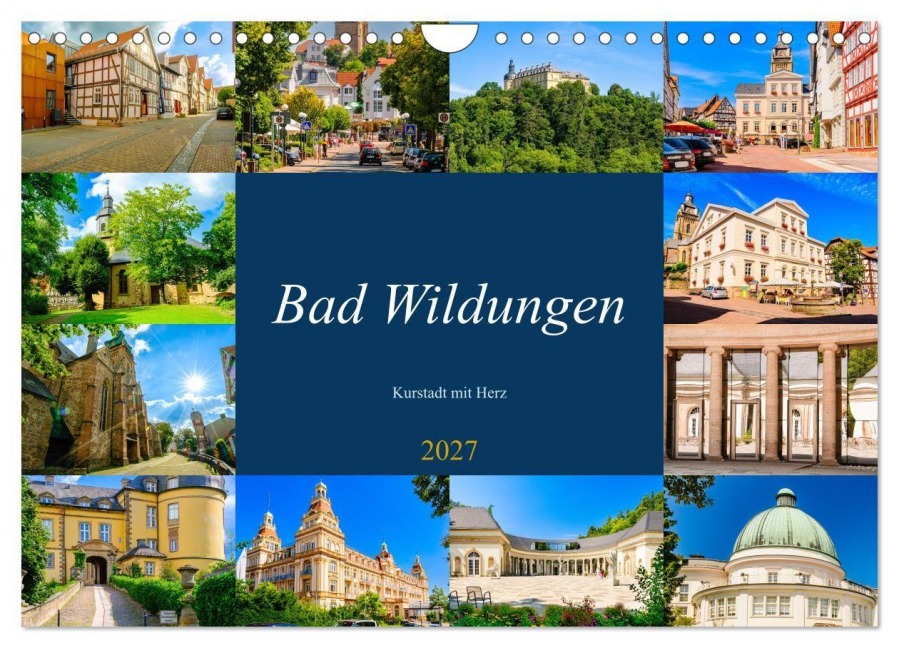 Bad Wildungen, Kurstadt mit Herz (Wandkalender 2027 DIN A4 quer), CALVENDO Monatskalender - Markus W. Lambrecht