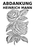 Cover-Bild zum Titel 'Abdankung' von 'Heinrich Mann'