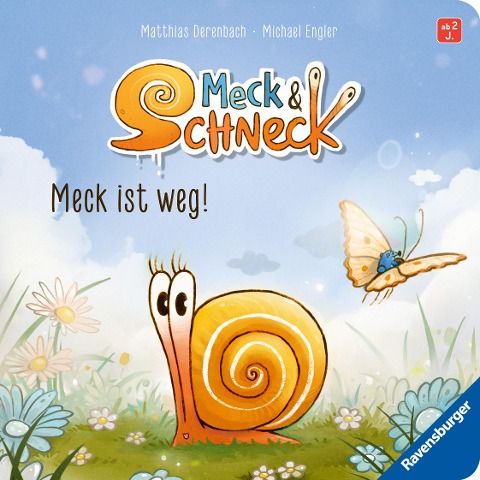 Meck und Schneck: Meck ist weg! Gefühlstarkes Pappbilderbuch für Kinder ab 2 Jahren zum Entdecken und Suchen. - Michael Engler