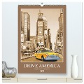 Drive America Plakate (hochwertiger Premium Wandkalender 2024 DIN A2 hoch), Kunstdruck in Hochglanz - Georg Huber