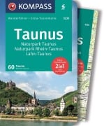 Cover-Bild zum Titel 'KOMPASS Wanderführer Taunus, Naturpark Taunus, Naturpark Rhein-Taunus, Lahn-Taunus, 60 Touren mit Extra-Tourenkarte' von 'Norbert Forsch'