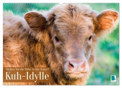 Kuh-Idylle: Suchen Sie die Ruhe in der Natur? (Wandkalender 2026 DIN A2 quer), CALVENDO Monatskalender - Calvendo Calvendo