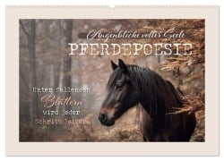 Cover-Bild zum Titel 'Pferdepoesie - Augenblicke voller Seele (Wandkalender 2027 DIN A2 quer), CALVENDO Monatskalender' von 'Melanie Viola'