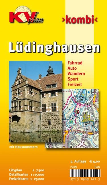 Lüdinghausen & Seppenrade, KVplan, Radkarte/Freizeitkarte/Stadtplan, 1:25.000 / 1:15.000 / 1:7.500 - Sascha René Tacken
