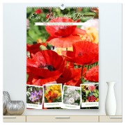 Cover-Bild zum Titel 'Ein Jahr voller Blumen (hochwertiger Premium Wandkalender 2026 DIN A2 hoch), Kunstdruck in Hochglanz' von 'Gisela Kruse'
