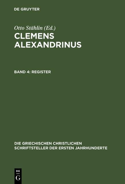 Register - Erster und Zweiter Teil - 