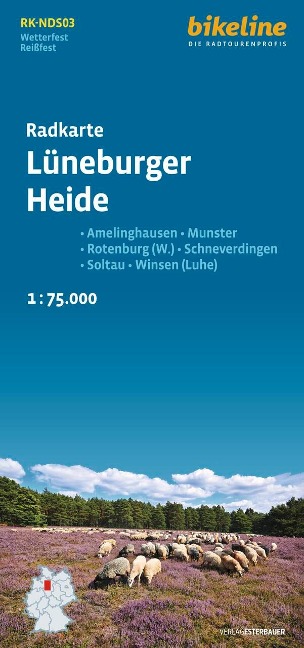 Radkarte Lüneburger Heide - 
