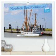 Cover-Bild zum Titel 'Nordsee-Krabbenkutter (hochwertiger Premium Wandkalender 2026 DIN A2 quer), Kunstdruck in Hochglanz' von 'Günther Klünder'