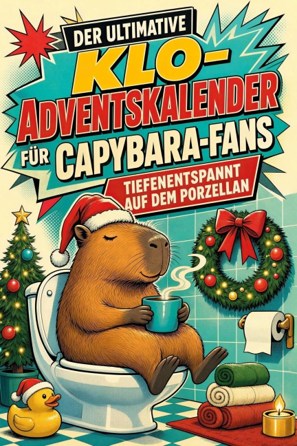 Der ultimative Klo-Adventskalender für Capybara-Fans - Jakob Schmidt