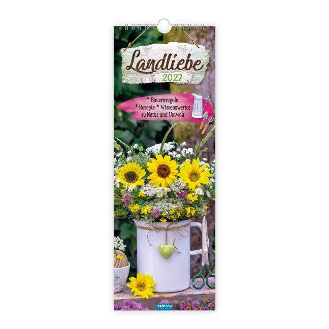 TRÖTSCH - Maxi-Streifenkalender Landliebe 2027 - 