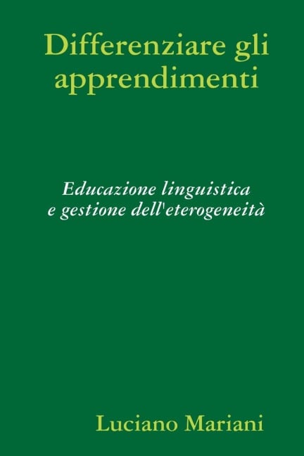 Differenziare gli apprendimenti - Luciano Mariani