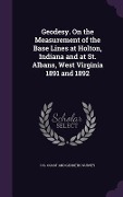 Cover-Bild zum Titel 'Geodesy. On the Measurement of the Base Lines at Holton, Indiana and at St. Albans, West Virginia 1891 and 1892' von ''