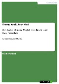 Cover-Bild zum Titel 'Das Nähe-Distanz-Modell von Koch und Oesterreicher' von 'Thomas Kauf, Jinan Khalil'
