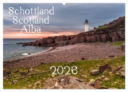 Cover-Bild zum Titel 'Schottland - Scotland - Alba (Wandkalender 2026 DIN A2 quer), CALVENDO Monatskalender' von 'Heiko Eschrich'