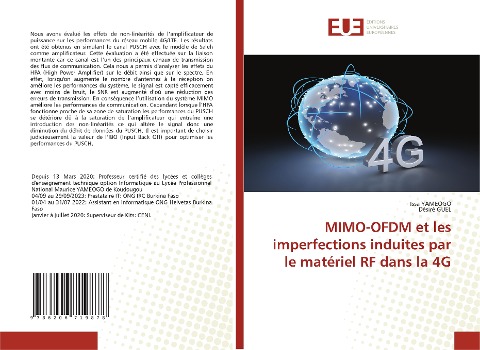 MIMO-OFDM et les imperfections induites par le matériel RF dans la 4G - Issa Yameogo, Désiré Guel