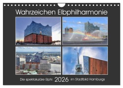 Cover-Bild zum Titel 'Wahrzeichen Elbphilharmonie (Wandkalender 2026 DIN A4 quer), CALVENDO Monatskalender' von 'Mirko Weigt (c) Hamburg'