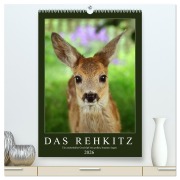 Cover-Bild zum Titel 'Das Rehkitz, ein zauberhaftes Geschöpf mit großen, braunen Augen (hochwertiger Premium Wandkalender 2026 DIN A2 hoch), Kunstdruck in Hochglanz' von 'Sabine Löwer'
