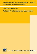 Cover-Bild zum Titel 'Nationale Verfassungen und Europarecht' von ''