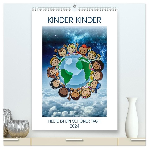 KINDER KINDER (hochwertiger Premium Wandkalender 2024 DIN A2 hoch), Kunstdruck in Hochglanz - W. W. Voßen Herzog von Laar am Rhein