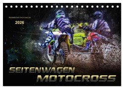 Cover-Bild zum Titel 'Seitenwagen Motocross (Tischkalender 2026 DIN A5 quer), CALVENDO Monatskalender' von 'Peter Roder'