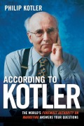 Cover-Bild zum Titel 'According to Kotler' von 'Philip Kotler'