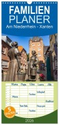 Familienplaner 2026 - Am Niederrhein - Xanten mit 5 Spalten (Wandkalender, 21 x 45 cm) CALVENDO - Peter Schickert