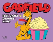 Cover-Bild zum Titel 'Garfield - Isst ganz großes Kino' von 'Jim Davis'