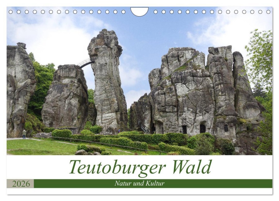 Teutoburger Wald - Natur und Kultur (Wandkalender 2026 DIN A4 quer), CALVENDO Monatskalender - Thomas Becker