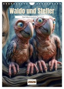 Cover-Bild zum Titel 'Waldo und Stefler (Wandkalender 2026 DIN A4 hoch), CALVENDO Monatskalender' von 'Harald Laier'