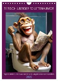 Tierisch lustiger Toilettenhumor (Wandkalender 2025 DIN A4 hoch), CALVENDO Monatskalender - Peter Rübsamen