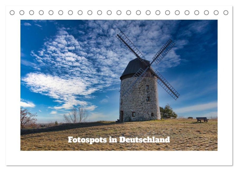 Fotospots in Deutschland (Tischkalender 2026 DIN A5 quer), CALVENDO Monatskalender - Andreas Völkel