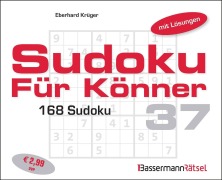 Cover-Bild zum Titel 'Sudoku für Könner 37 (5 Exemplare à 2,99 EUR)' von 'Eberhard Krüger'
